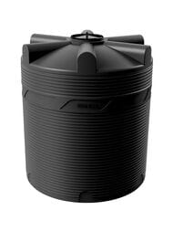 Емкость Polimer Group V-5000 (2105х1830) 5000л, цилиндрическая, вертикальная, черная