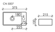 �������� ��������� Ceramicanova Element 375�215�100 ������, ���. ��� ���������, ����� CN5007