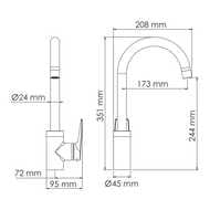 ��������� ��� ����� WasserKRAFT Aisch 5507 � ���������� �������, ������ �������