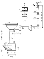 ����� ��� ����� ���� 3.1/2"*40 � ��������� �����, A0145