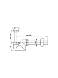 ����� ��� ����������� � ���� Alcaplast A45F D40, �������