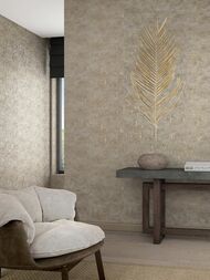 Обои виниловые на флизелине Marburg Natural Opulence 33235 (0,7х10,05) штукатурка, коричневые (рул.)