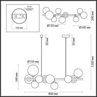 ��������� ������ Odeon Light TOVI 4818/10, ������