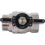 Кран шаровый STOUT 1"ВН, бабочка, стандартнопроходной, SVB-0014-000025