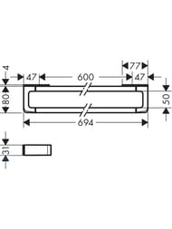 ������������������ Axor Universal 42832000 694�� ���������, ���������, ����: ����