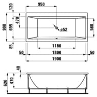 ����� LAUFEN PRO 2.3495.0.000.000.1 (1900�900�620) �������������