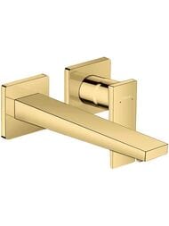 Смеситель Hansgrohe Metropol 32526990  для умывальника, однорычажный, внешняя часть, полиров золото