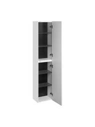Шкаф AQUATON Сохо 1A258403AJ010 350x250x800 подвесной, 1 дверца, цвет: белый глянец