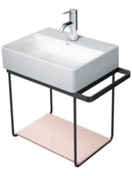 Полка стеклянная для консоли Duravit DuraSquare 420х264 абрикосовый жемчуг 0099668600 — изображение 2