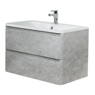 Тумба под раковину BelBagno ALBANO (900х450х500) подв., Cemento Verona Grigio  ALBANO-900-2C-SO-CVG