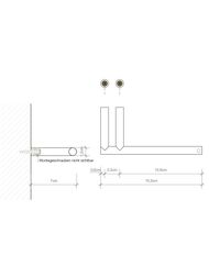 Держатель туалетной бумаги Decor Walther MK TPH1, цвет: черный матовый 0520260