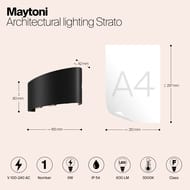 ������������� ��������� Maytoni Strato (������) O417WL-L6B3K, 3000� 6�� IP 54, ������