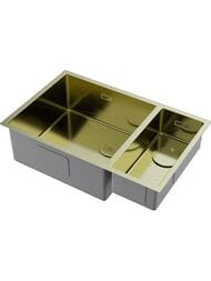 Мойка Omoikiri TAKI 69-2-U/IF-LG-L Side (695х440х200) монтаж универсальный, цвет свет.золото 4997051