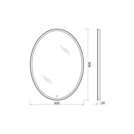 ������� BelBagno (600x30x800) � ���������� � ��������� ������������ SPC-VST-600-800-LED-TCH