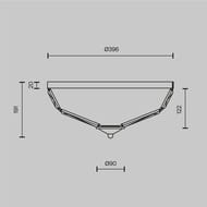 ���������� ���������� Maytoni Facet (�����) MOD094CL-04G, IP20, E14�6, ������
