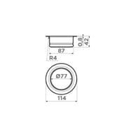 ������� ��������� ��� ������������ Omoikiri Nagare Slim NA-02-LG ������� ������ 4956686
