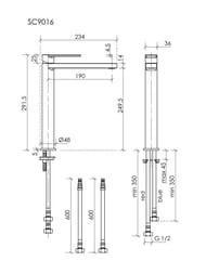 ��������� SANCOS Studio SC9016BG  ��� ��������, ������� ����� 190��, ������������� ������
