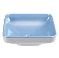 Уценка! Раковина VITRA Water Jewels 385х385х140 без перелива, цвет голубой перламутр 4441B088-2000