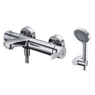 Смеситель для ванны/душа WasserKRAFT Berkel 4801 настенный, однозахватный, душ. гарнитур, хром