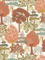 Обои виниловые на флизелине Rasch Natural Colors (0,53х10,05) растения, многоцветные 692518  (рул.)