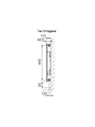 Радиатор стальной Lemax Compact Hygiene тип 10 500х2000  153091
