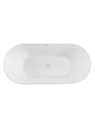 Ванна акриловая BelBagno BB411-1700-800-MATT 1700x790x590 отдельностоящая, овальная, белый