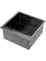 Мойка Omoikiri TAKI 44-U/IF-GM (440х440х200) монтаж врезной/подстольный/вровень, ворон.сталь 4973521