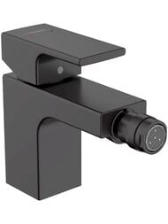 Смеситель для биде Hansgrohe Vernis Shape 71211670 однозахватный, донный клапан, черный матовый — миниатюра 1