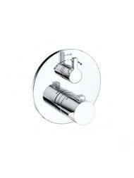 Смеситель KLUDI Nova Fonte Puristic для ванны/душа,встраив., термост., внешн.часть, хром 208100515