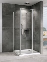 Душевой уголок ABBER Sonnenstrand AG04100S-S80 (1000х800х1950) стекло 6мм прозрачное/хром — изображение 2