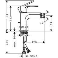 ��������� ��� ���� Hansgrohe Rebris S 72210000 �������������, ������ ������, ����