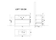Консоль Armadi Art Loft (Лофт) (1200x850x450) 893-120 черный