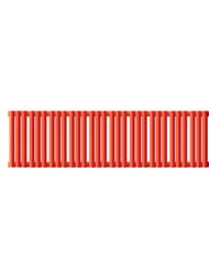 Радиатор стальной Empatiko Takt V S1 однотруб 1192х236х95 30 сек бок.подкл, 972 Вт, Friendly Red