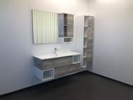 Зеркало-шкаф COMFORTY Турин-120 (11801х800х140) напольный, дуб бежевый 00004137136
