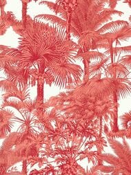 Обои бумажные Thibaut Tropics (0,69х8,22) красные T10105 (рулон)