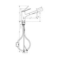 ��������� Hansgrohe Zesis M33 2jet ��� ����� 150�� � �������� �����, sBox lite, ���.������ 74803670