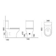 ������-������� KERAMA MARAZZI BUONGIORNO ��������� ������������, 348�600�800, ����� �����. BG.wc.01+BG.cis.01