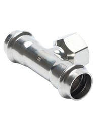 Тройник пресс Franta 18х1/2"Вх18, нержавеющая сталь SUS 304, V22181200G