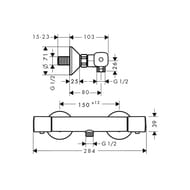 ��������� Hansgrohe Ecostat Universal 13122000 ���������������� ��� ����, ���������, ����