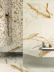 Керамогранитная плитка Atlas Concorde Marvel Shine Calacatta Imperiale Matt (600х1200) A4QZ (кв.м.) — изображение 8