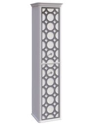 Пенал Caprigo Каприс bianco/silver 354х1499х318 подвесной правый 25050R-021/silver