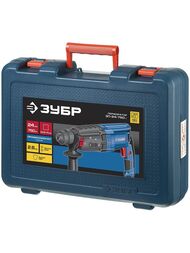 Перфоратор ЗУБР SDS-plus ЗП-24-750 К, 750 Вт, 1100 об/мин, 4500 уд/мин, 3 режима, реверс, в кейсе — изображение 7