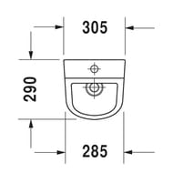 ������� Duravit No.1 305�290��, � ����������, ����� 2818300000