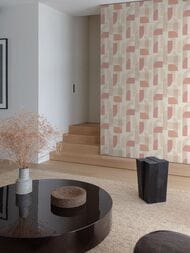 Обои виниловые на флизелине Grandeco Maison MN 3305 (0,53х10,05) геометрия, розовые (рул.)