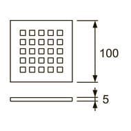 ������������ ������� TECEdrainpoint 100�� "quadratum" ������������ ����������� ����� 3665006