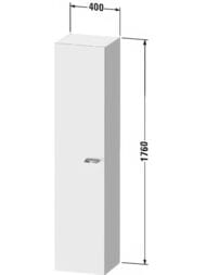 ����� Duravit XBase 400�1760�358 ����� �����, 5 �����, ������ ������� XB1144L4949