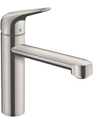 Смеситель Hansgrohe Focus M42 для кухни 120 мм поворотный излив сталь 71806800 — миниатюра 1