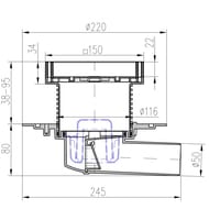 ������� ���� Paini � �������� ��� ������, 150�150 ��, ���� ��., ��������. ������ D50, C1381A