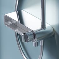 Душевая система AM.PM X-Joy F0785A700  со смесителем-полкой, верхний/ручной душ, хром — изображение 5