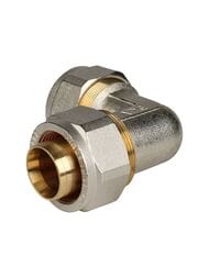 Уголок STOUT 32х32 обжимной, для металлопластиковых труб, SFS-0003-003232